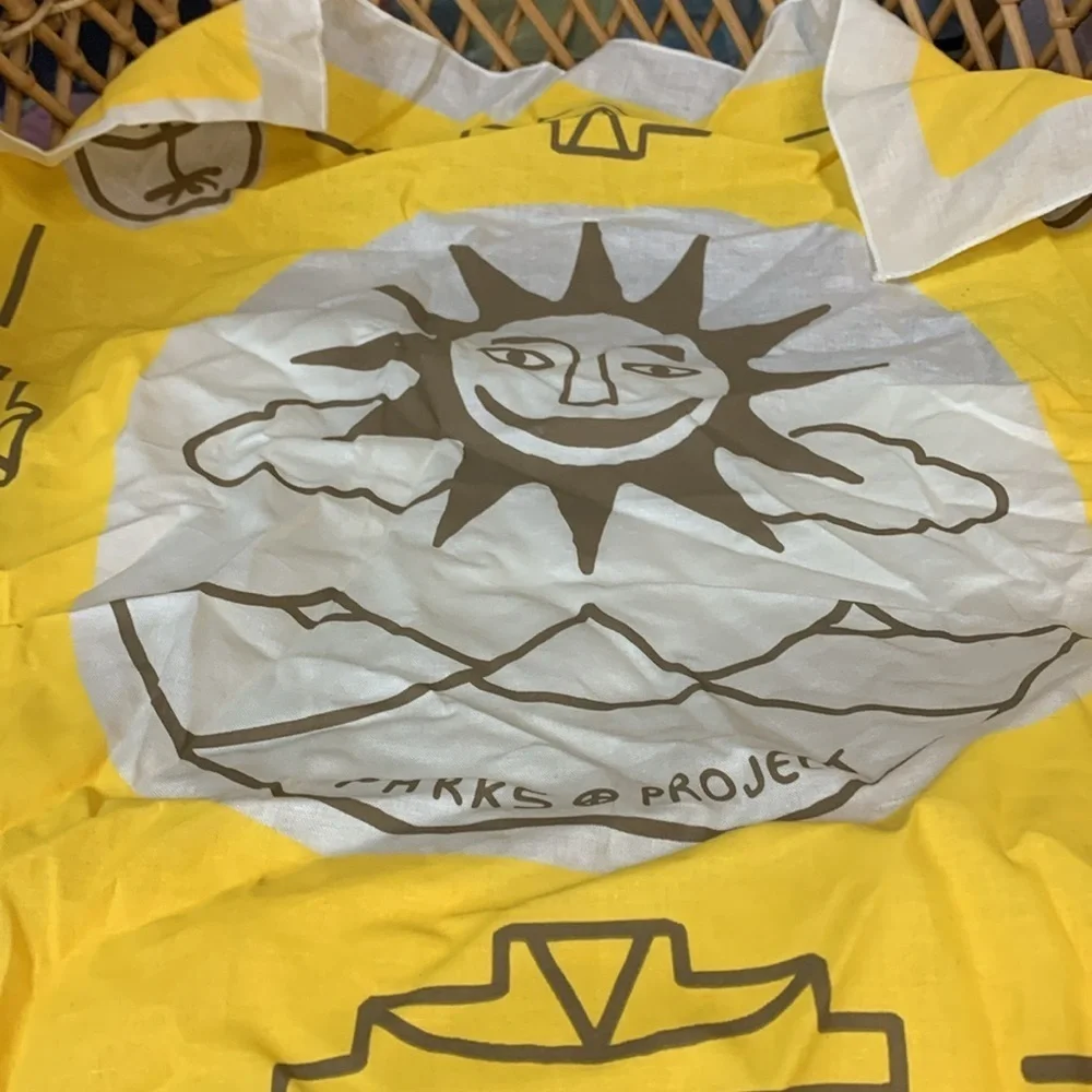 NWOT Parks Project Sun Flag Tapestry/ Bandana